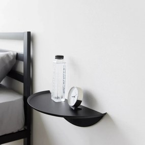 Fekete fém fali polc 40 cm Tower – YAMAZAKI