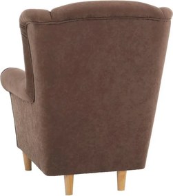 Fotel + puff, barna, ASTRID