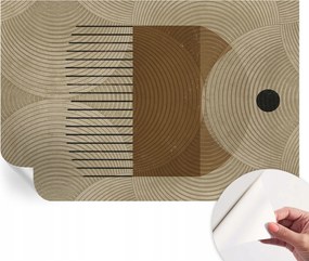 Dekoratív öntapadós fotótapéta irodába Harmónia geometria 104x70 cm