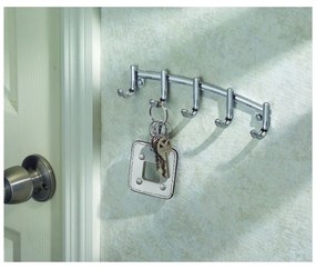 York Lyra felfúrható kulcstartó, 21,5 x 4,6 cm - iDesign