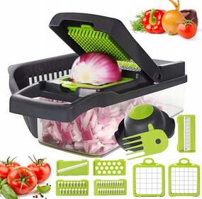 Zöldség-gyümölcs szeletelő 13az1ben többfunkciós aprító