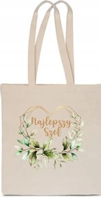 Öko Táska Pamut ekrü Legjobb Főnök a dolgozószobába ajándék TT_643_e