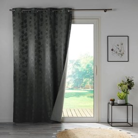 Antracitszürke sötétítő függöny 140x260 cm Lunella – douceur d'intérieur