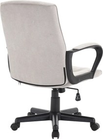 Irodai szék, világosszürke/fekete, LANDIS