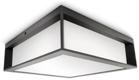 Philips - Kültéri mennyezeti lámpa SKIES 2xE27/14W/230V IP44 antracit