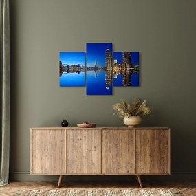 Kép - éjszaka Rotterdam (90x60 cm)