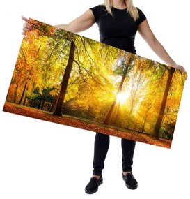 Wallplex falburkoló konyhapanel Őszi erdő (Méret: Közepes 60x180)