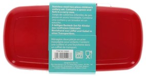 Rozsdamentes acél gyerek evőeszköz 2 db-os Baby Dinos – Rex London