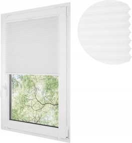 Thermo pliszé non-invazív pliszé harmonika 75x150 cm fehér