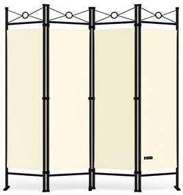 Casaria LUCCA paraván, 163x180cm, krém