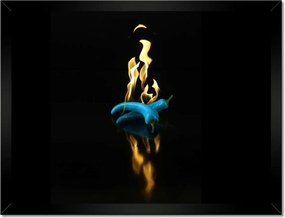 Poszterek keretben 40x30 Kék paprika a tűzben