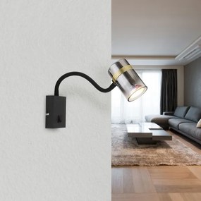 Globo 57916W - Rugalmas TRABBY olvasólámpa 1xGU10/8W/230V