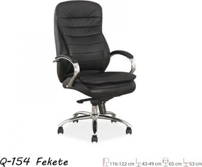 Q-154 Forgószék Fekete