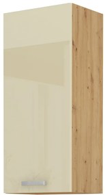 Felső konyhaszekrény Arryn 40 G-90 1F (artisan tölgy + fényes krém). 1024742