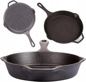 Wild Embers Öntöttvas Serpenyő 24M Magas Hőmérsékletnek Ellenálló