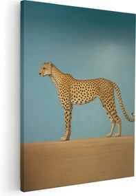 Gepárd Kép A Nappaliba Vászonkép Falikép Konyha Akvarell