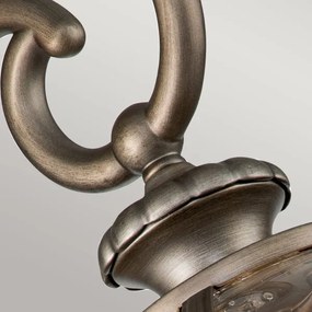 Kichler KL-HALLERON-2M-BU - Kültéri fali lámpa HALLERON 3xE14/40W/230V IP44