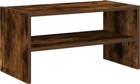 vidaXL füstös tölgy cipőtartó állvány halmozható 60 x 30 x 30,5 cm