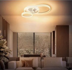 Globo 67260-72SA - Dimmelhető LED mennyezeti lámpatest RUBIO LED/72W/230V 3000K 79,5x50 cm