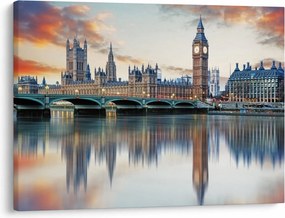 Kép - a Parlament londoni házai (70x50 cm)