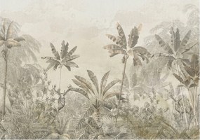 Divatos Flizelin Fali Tapéta Trópusi dzsungel 208x146 Ragasztó