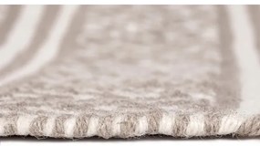 WENKO 24868100-SHAKI fürdőszobai szőnyeg 50x80 cm bézs/fehér