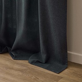 Antracitszürke pamutkeverék függöny 140x240 cm Everest – douceur d'intérieur