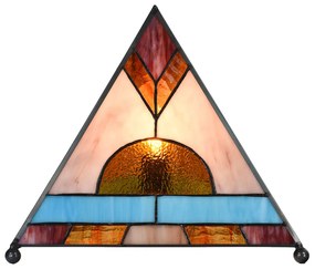 Tiffany asztali lámpa Barna 26x30 cm