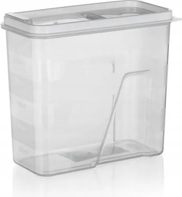 Banquet Ömlesztettáru-tároló doboz menzurával 2 L Culinaria Fehér