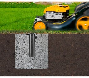 Ezüstszínű kerti ruhaszárító 40 m Essential – Brabantia