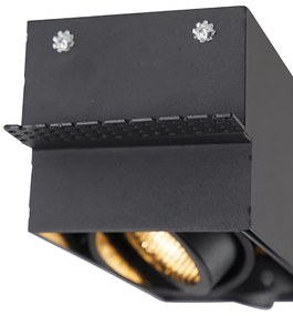 Okos beépített reflektor fekete keret nélküli 2-lámpás, WiFi-vel GU10 - Oneon Honey