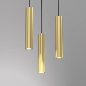 Csillár zsinóron RAITO 3xGU10/8W/230V sárgaréz