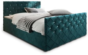 MINDY kárpitozott boxspring ágy, 160x200,  magic velvet 2221