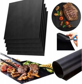 12x Teflon Grillszőnyeg Grillsütő Tálca Grillezéshez Szett
