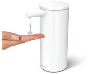 Fehér automata acél szappanadagoló 266 ml – simplehuman