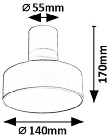 Rabalux 71327 - OVIDIA LED mennyezeti lámpatest, 16 W, 230 V, 3000 K, fehér