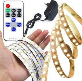 Szett: Led szalag 4000K Neutrális 5m 2620lm Tápegység Távirányító Vezérlő