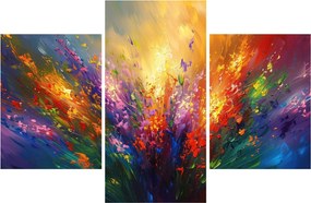 Kép - A virágok absztrakciója (90x60 cm)