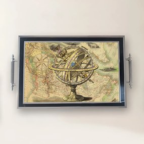 Üveg tálca, 38×24 cm – TPG9893