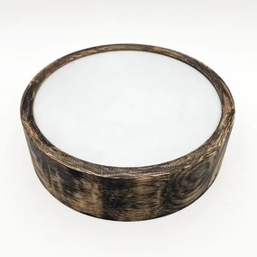 Fürdőszobai mennyezeti lámpa OAK SMOKY 2xE27/15W IP54, 27,5 cm, tölgy/barna