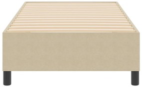 Boxspring Ágy Világosszürke Zöld Egyszemélyes Corduroy Szövet