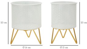 Vázatartó gázszett 2 db ø 16x20-13x20cm