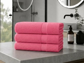 CLARYSSE ELEGANCE törölköző 60x110 cm korall színű, 100% pamut