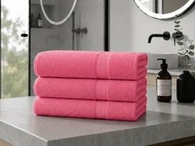 CLARYSSE ELEGANCE törölköző 60x110 cm korall színű, 100% pamut
