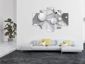 Geometriai absztrakt kép (150x105 cm)