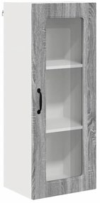 Fali konyhaszekrény Szürke Sonoma 40 x 31 x 100 cm Faanyag