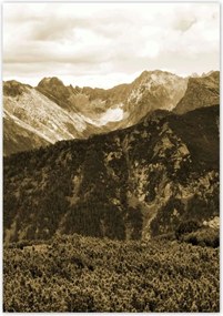 Poszterek 70x100 Tátra Lengyel hegyek Kilátás