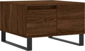 vidaXL barna tölgyszínű szerelt fa dohányzóasztal 55x55x36,5 cm
