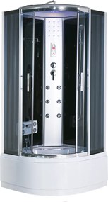 Vital mélytálcás hidromasszázs zuhanykabin, 90x90 cm-es méretben