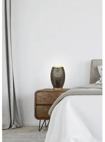 Asztali lámpa Venus 1xE27/60W/230V fekete/arany